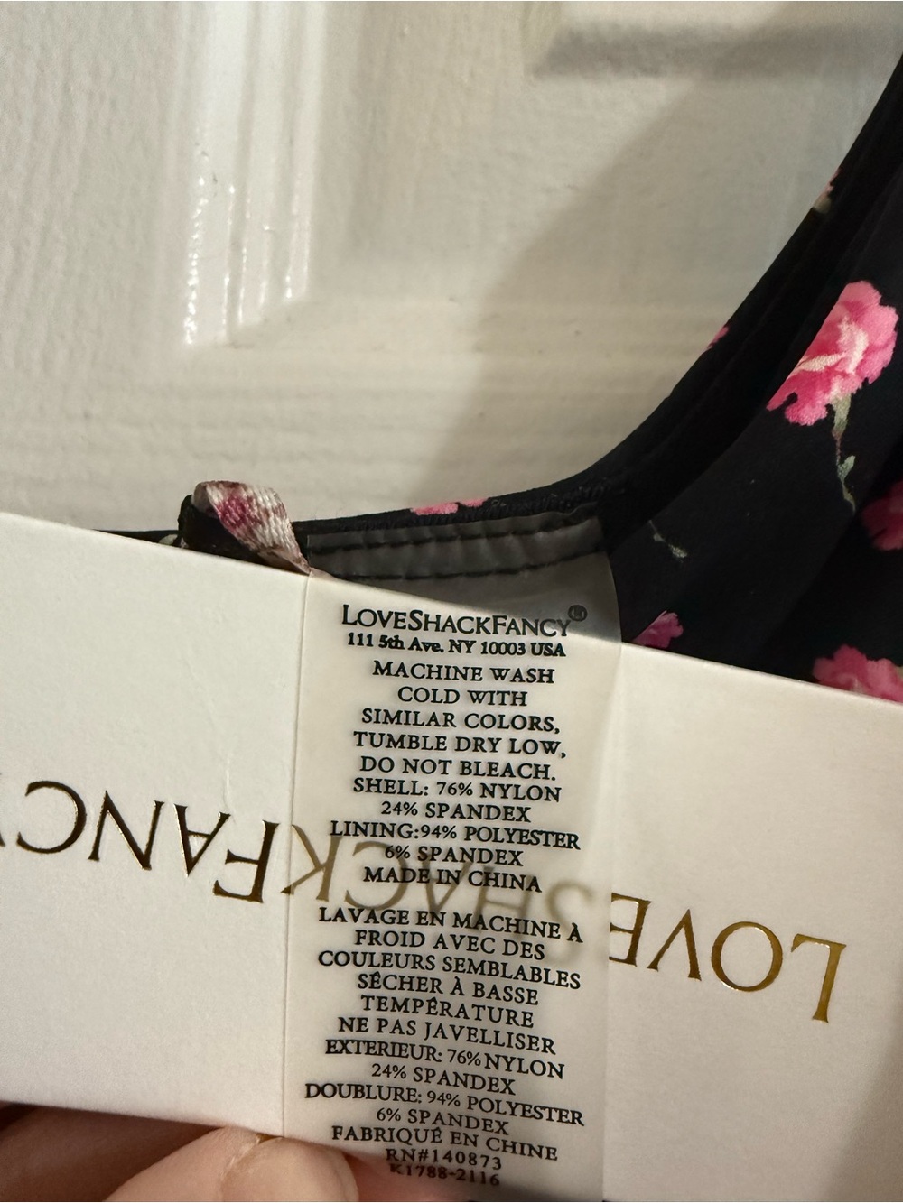 LoveShackFancy Ridgeson Bra Size XL NWT - Picture 5 of 6